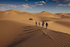 库布齐沙漠徒步经典路线