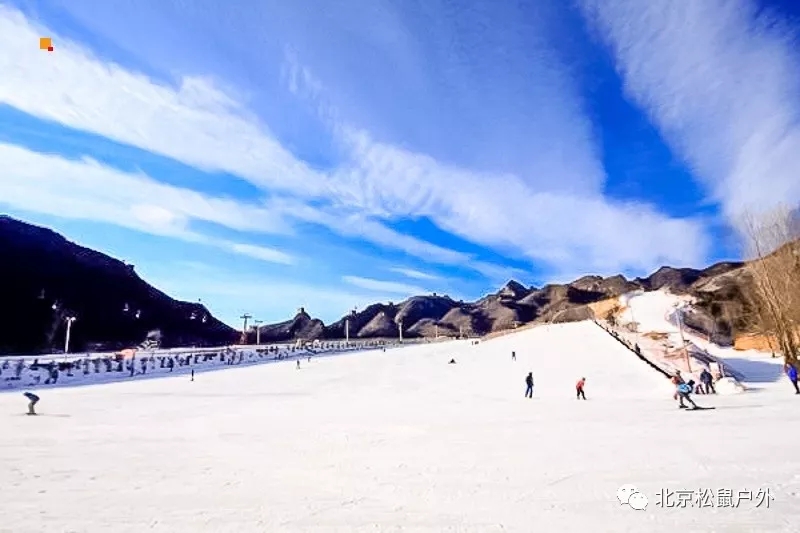 「怀北滑雪」周末国际范滑雪场-北京周边雪质最好风景最美占地最大滑雪一整天